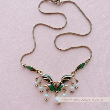 SWEET ROMANCE Колье «Жемчужные ландыши»