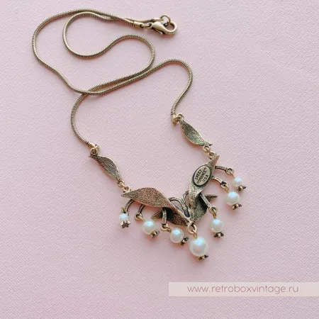 SWEET ROMANCE Колье «Жемчужные ландыши»