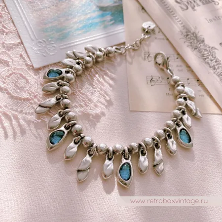 CICLON Браслет «Дыхание воды»  Calendula муранское стекло