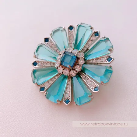 CAROLEE Брошь «Цвет моря»