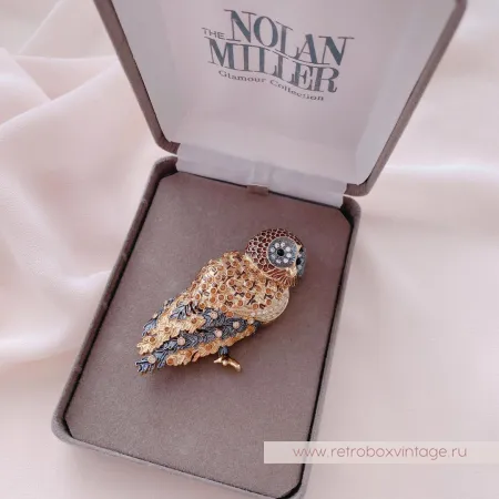 NOLAN MILLER Брошь «Совушка-сова»