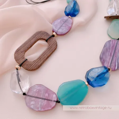 MOON PARIS Ожерелье «Шармэль» с крупными бусинами