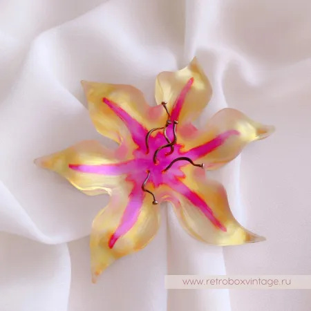 ALEXIS BITTAR Брошь «Цветок рассвета - лилия»