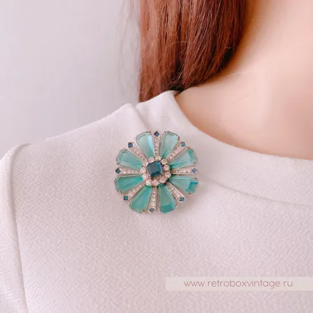 CAROLEE Брошь «Цвет моря»