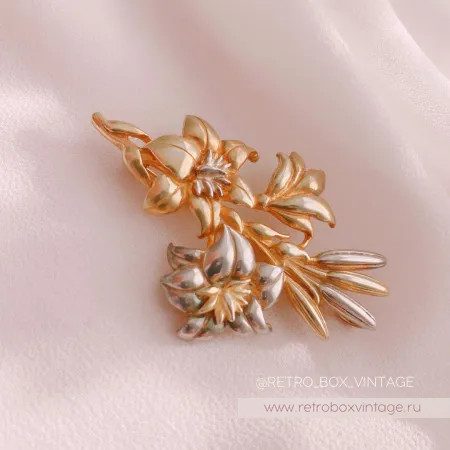 MMA Брошь-кулон «Букет лилий»