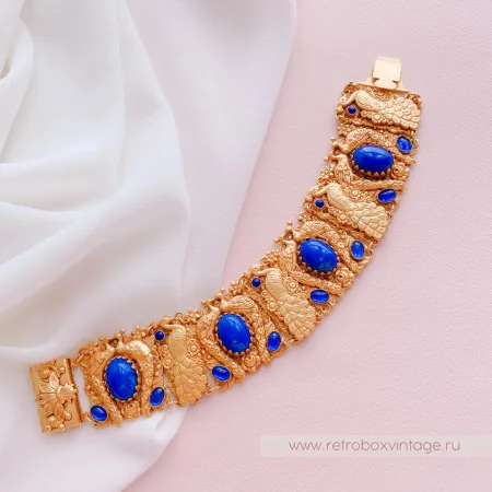 ASKEW LONDON Браслет «Синие павлины»