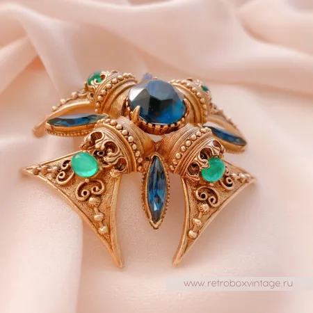 FLORENZA Брошь-кулон «Мальтийский крест»