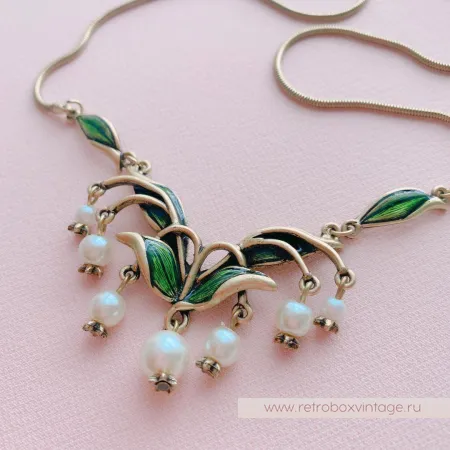 SWEET ROMANCE Колье «Жемчужные ландыши»
