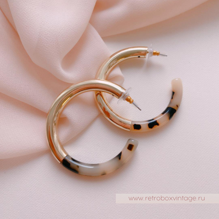 SUGARFIX by BaubleBar Серьги-конго «Черепаховые кольца»