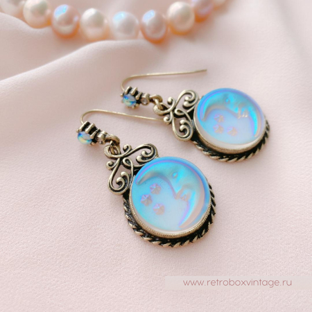 SWEET ROMANCE Серьги «Лунная соната: бронза»