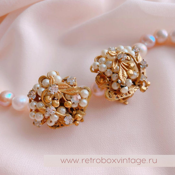 ORIGINAL BY ROBERT Клипсы «Жемчужная Бриджит»