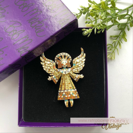 BOB MACKIE Брошь «Анегел-хранитель»