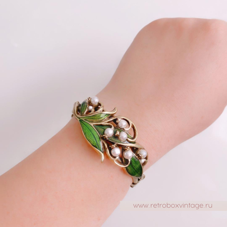 SWEET ROMANCE Браслет-каф «Жемчужные ландыши» (архив)