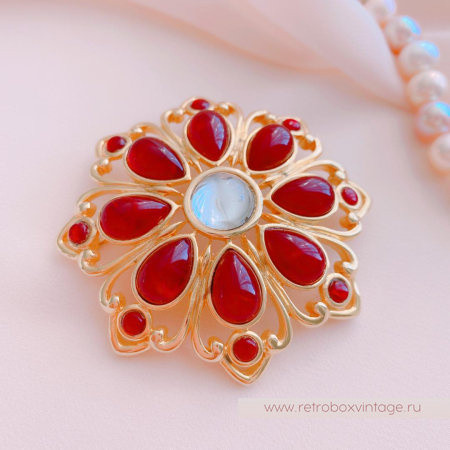 TRIFARI Брошь «Аленький цветочек»