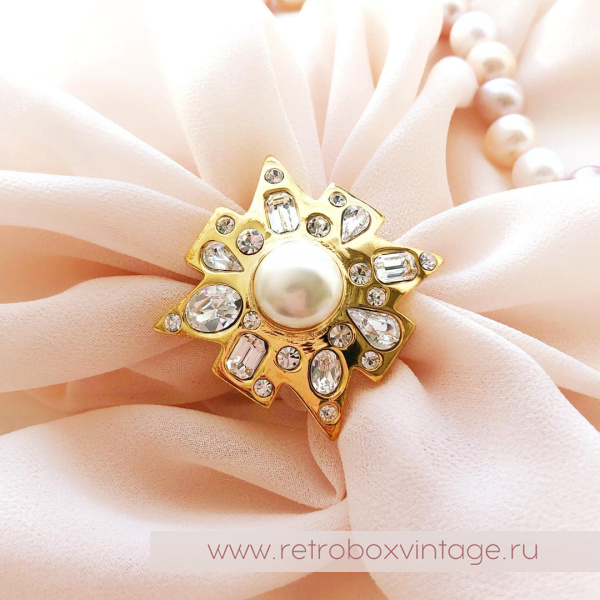 KJL / KENNETH J LANE Кольцо «Мальтийский жемчужный крест»