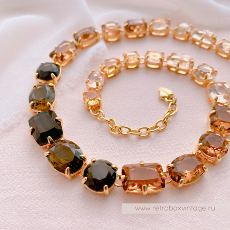 CAROLEE Ожерелье «Кристальная амбра»