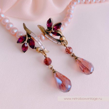 SWEET ROMANCE Серьги «Джульетта: аметист»