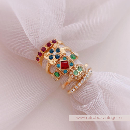 SWEET ROMANCE Сет колец «Ренессанс» (5 шт в комплекте)