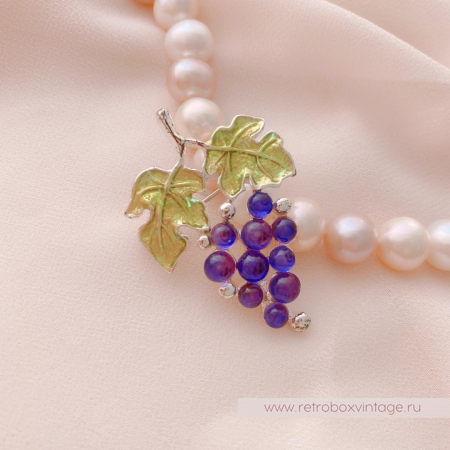 Брошь «Молодой виноград» NO NAME 