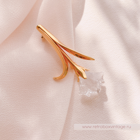 SWAROVSKI Брошь "Хрустальная лилия малая" Коллекция Crystal Memories