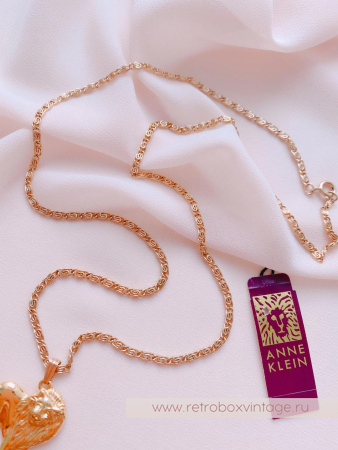 ANNE KLEIN Кулон на цепочке «Золотой лев»