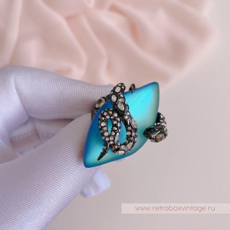 ALEXIS BITTAR Комплект «Магические имперские змеи: брошь, кольцо, браслет»