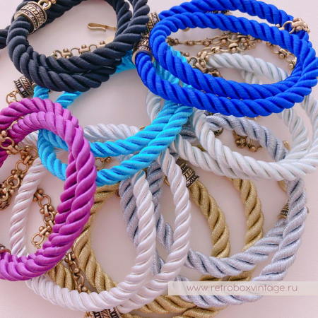 HEIDI DAUS Текстильное ожерелье шнур-корд «Элегантные чувства»
