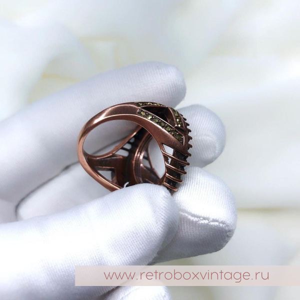 KIRKS FOLLY Кольцо «Лунная нимфа: хамелеон фуксия»