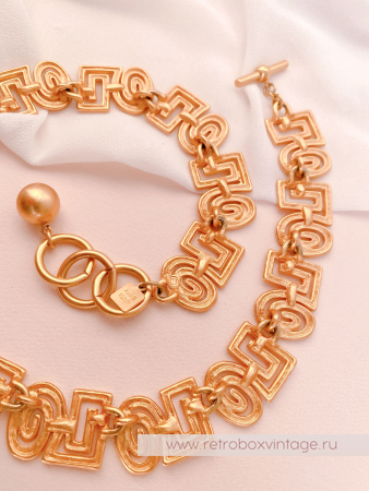 ANNE KLEIN Ожерелье "Золотые арабески"