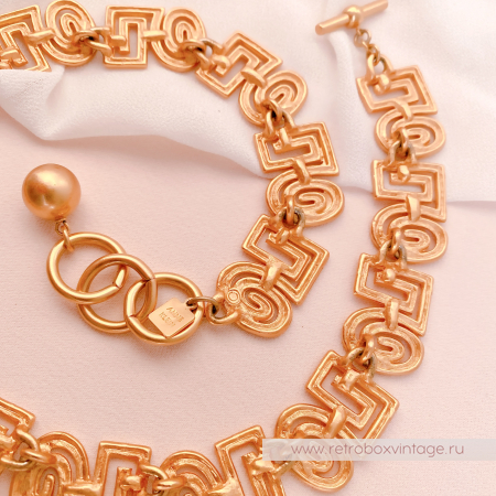 ANNE KLEIN Ожерелье "Золотые арабески"