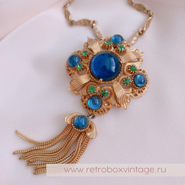 FLORENZA Ожерелье «Аристократка» с кисточкой