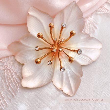 ALEXIS BITTAR Брошь «Дивный цветок рассвета»