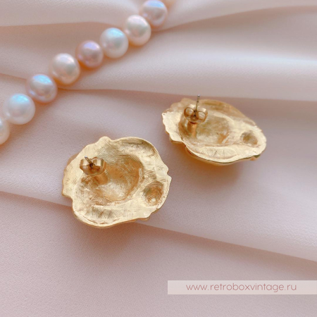 ANNE KLIEIN Серьги «Золотые львы»