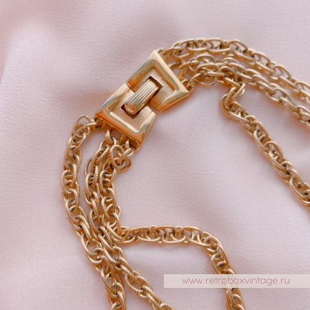 TRIFARI Комплект «Водопад: чайный в золоте»