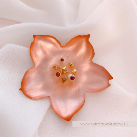 ALEXIS BITTAR Брошь «Рассветный цветок»