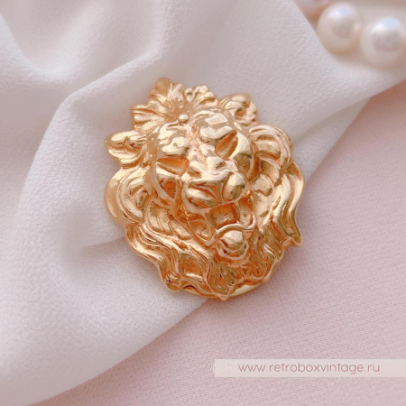 ANNE KLEIN Клип для платка «Король-лев»