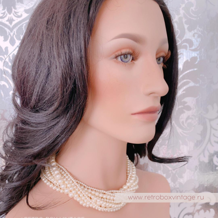 CAROLEE Ожерелье-чокер «Ода женственности: жемчужное многорядое»