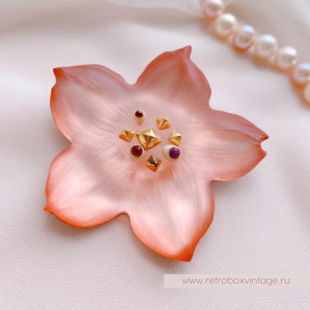 ALEXIS BITTAR Брошь «Рассветный цветок»