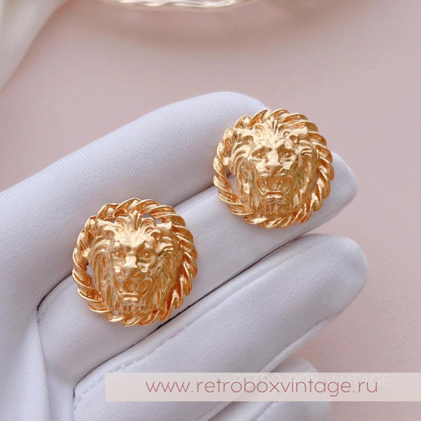 ANNE KLEIN Серьги-гвоздики "Золотые львы: круглые со жгутиками" ANNE KLEIN Серьги-гвоздики "Золотые львы: круглые со жгутиками"