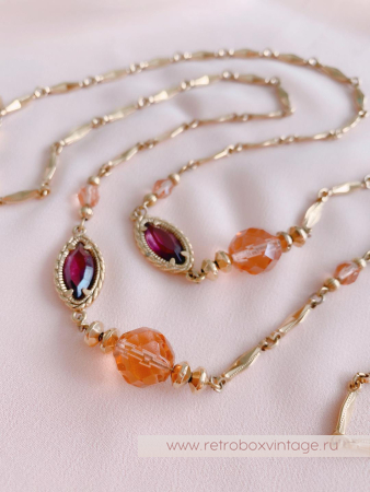 1928 JEWELRY Цепочка с безелями «Желание»