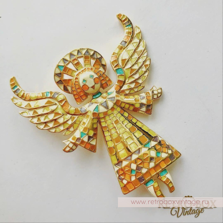 BOB MACKIE Брошь «Анегел-хранитель»