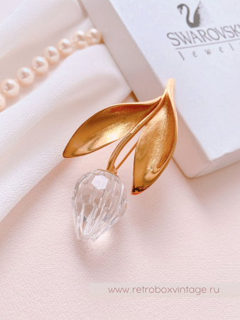 SWAROVSKI Брошь "Хрустальный тюльпан" Коллекция Crystal Memories
