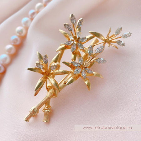 VENDOME Брошь «Цветущий бамбук» VENDOME Брошь «Цветущий бамбук»