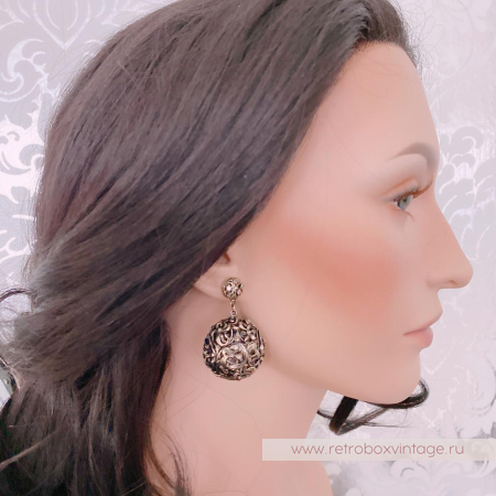 FIORE DI FIRENZE Серьги «Ирисы шары»