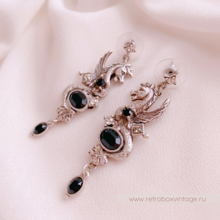 SWEET ROMANCE Серьги «Хранители: серебро»