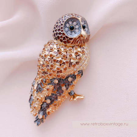 NOLAN MILLER Брошь «Совушка-сова»