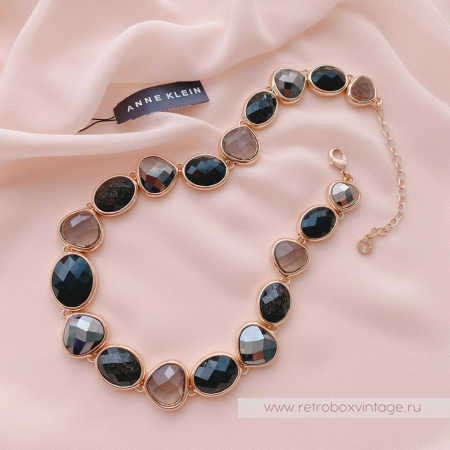 ANNE KLEIN Ожерелье «Морские камушки: сила ночи»