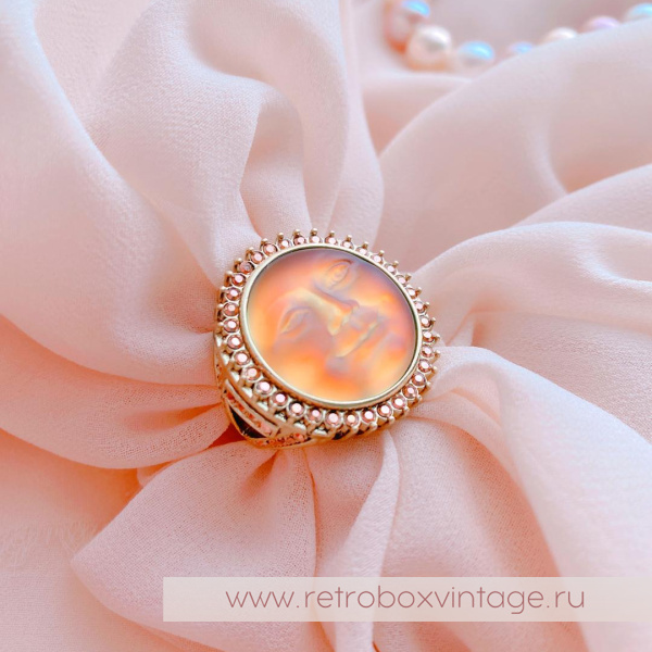 KIRKS FOLLY Кольцо «Лунная нимфа: хамелеон радуга»