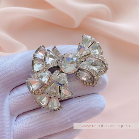 EISENBERG Брошь «Кристальный бант»