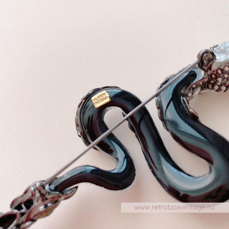 ALEXIS BITTAR Брошь «Имперская черная змея»